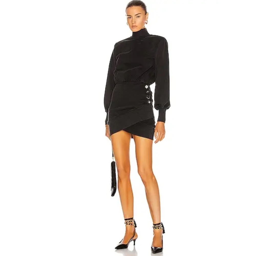 Retrofete Black Sweater Althea Dress